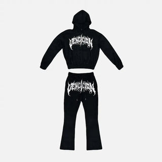 chándal demon fur tracksuit furry black de la vendicion