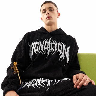 chándal demon fur tracksuit furry black de la vendicion