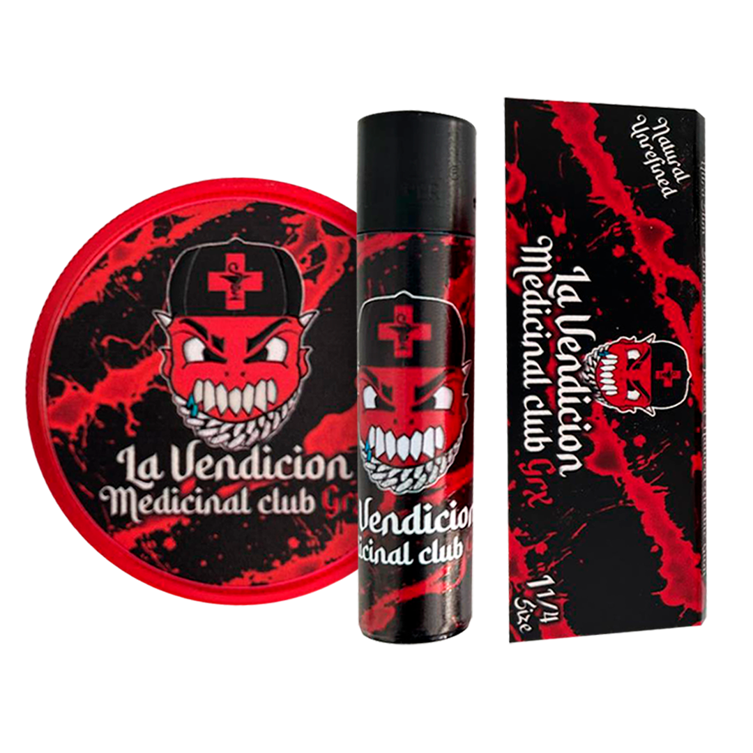 Pack Grinder, Clipper y Papel [La Vendición Medicinal Club]